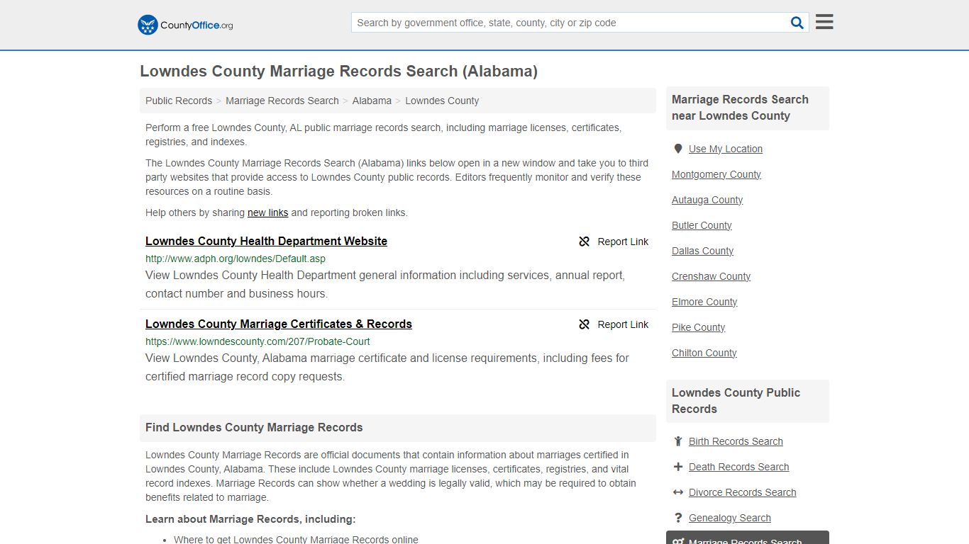 Marriage Records Search - Lowndes County, AL (Marriage Licenses ...